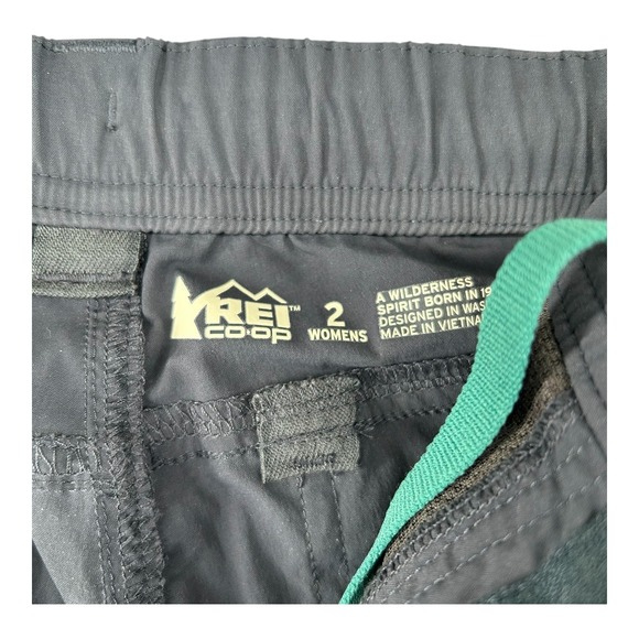 REI Co op Trailmade Pants Womens Size 2 Blue Gray Nylon Hiking Outdoors Gorp - Picture 10 of 12